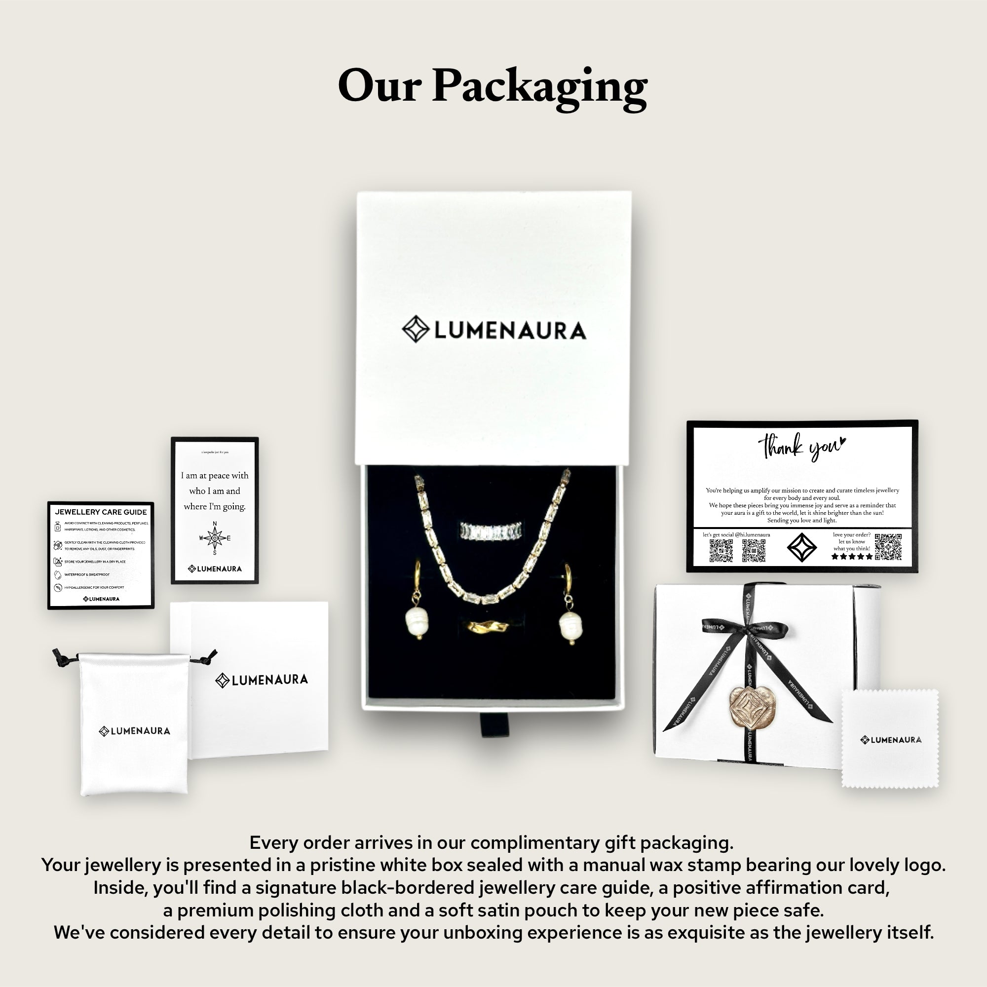 LUMENAURA packaging gift box