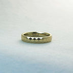 Roshan - Faceted Ring - Tungsten 18k Gold PVD -  - LUMENAURA
