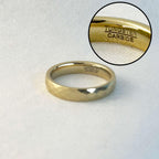 Roshan - Faceted Ring - Tungsten 18k Gold PVD -  - LUMENAURA