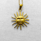 Savera - Sun Charm - 18k Gold PVD -  - LUMENAURA