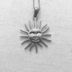 Savera - Sun Charm - Stainless Steel Silver -  - LUMENAURA