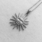 Savera - Sun Charm - Stainless Steel Silver -  - LUMENAURA