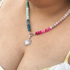 Savera - Sun Charm - Stainless Steel Silver -  - LUMENAURA