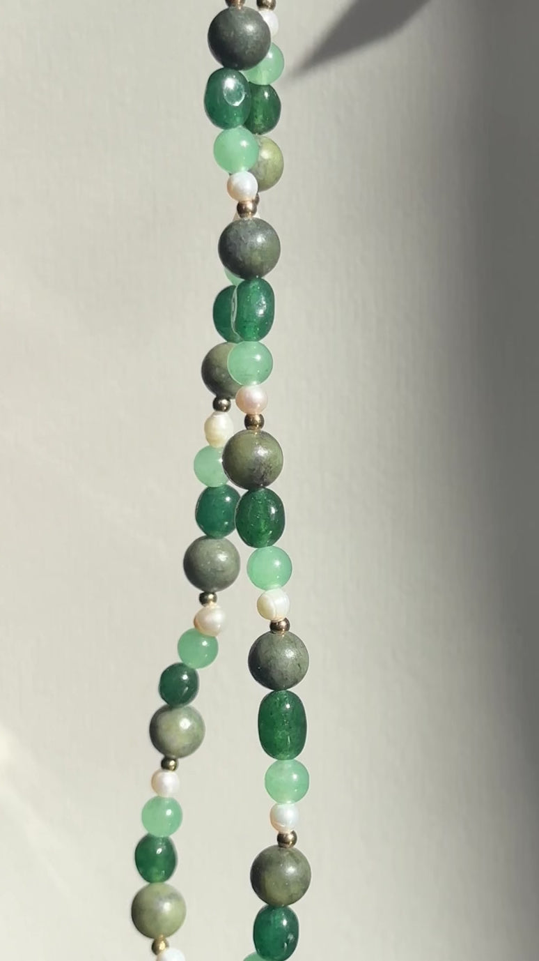 Forest - Handcrafted Beaded Necklace