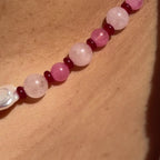 Blush - Handcrafted Beaded Necklace
