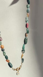 Riverbed - Handcrafted Beaded Necklace